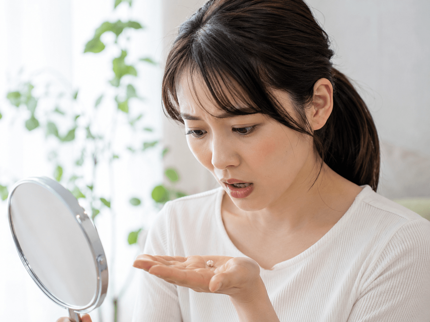 詰め物や被せ物が取れた症状のイメージ
